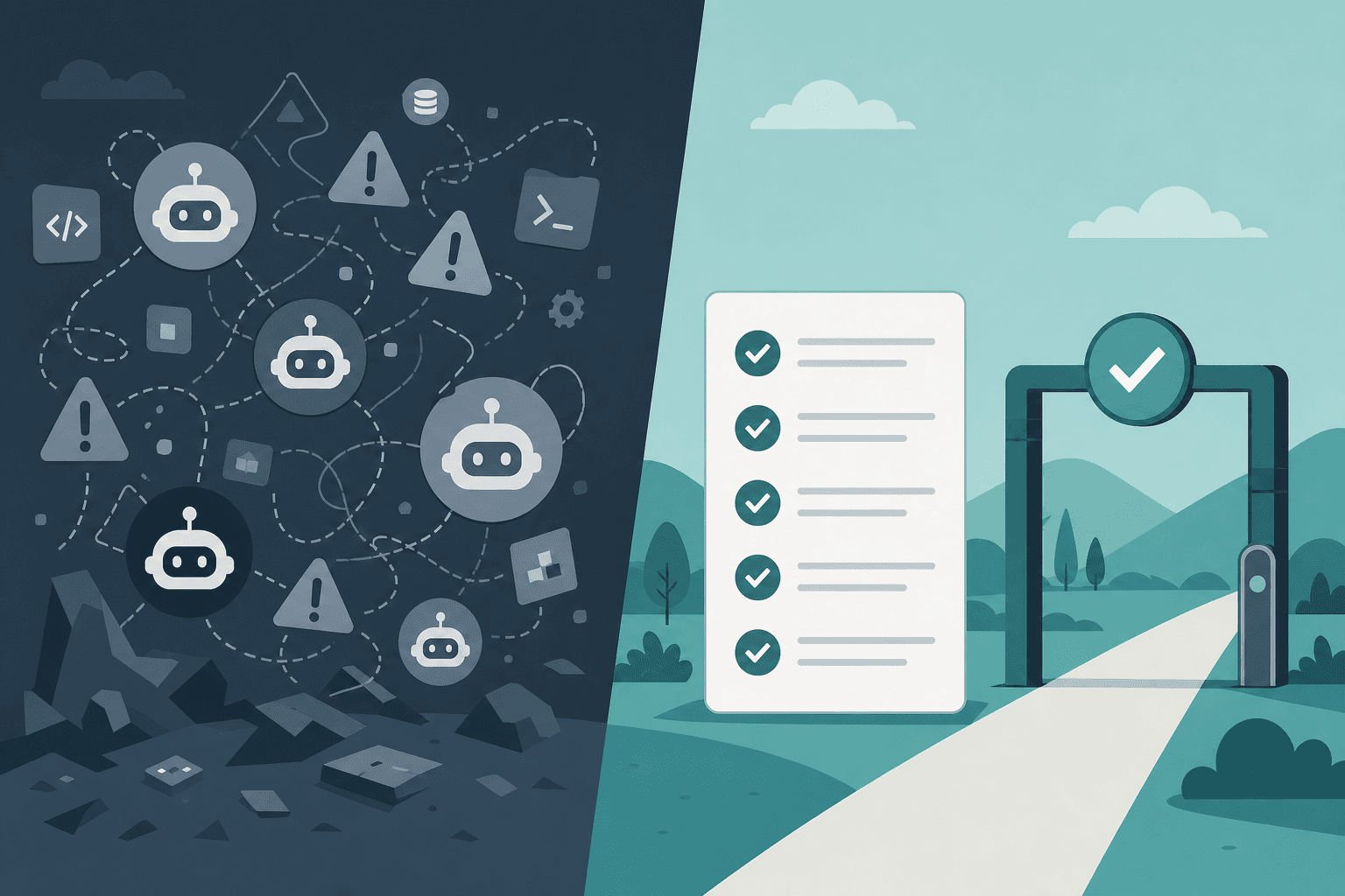 From chaotic AI tooling to gated production readiness